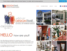 Tablet Screenshot of design-time.co.za
